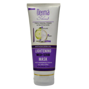 Derma Shine 3 in 1 wash,scrub,mask